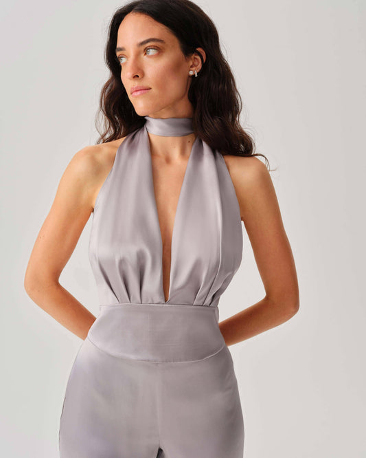 Noa Top - Silver