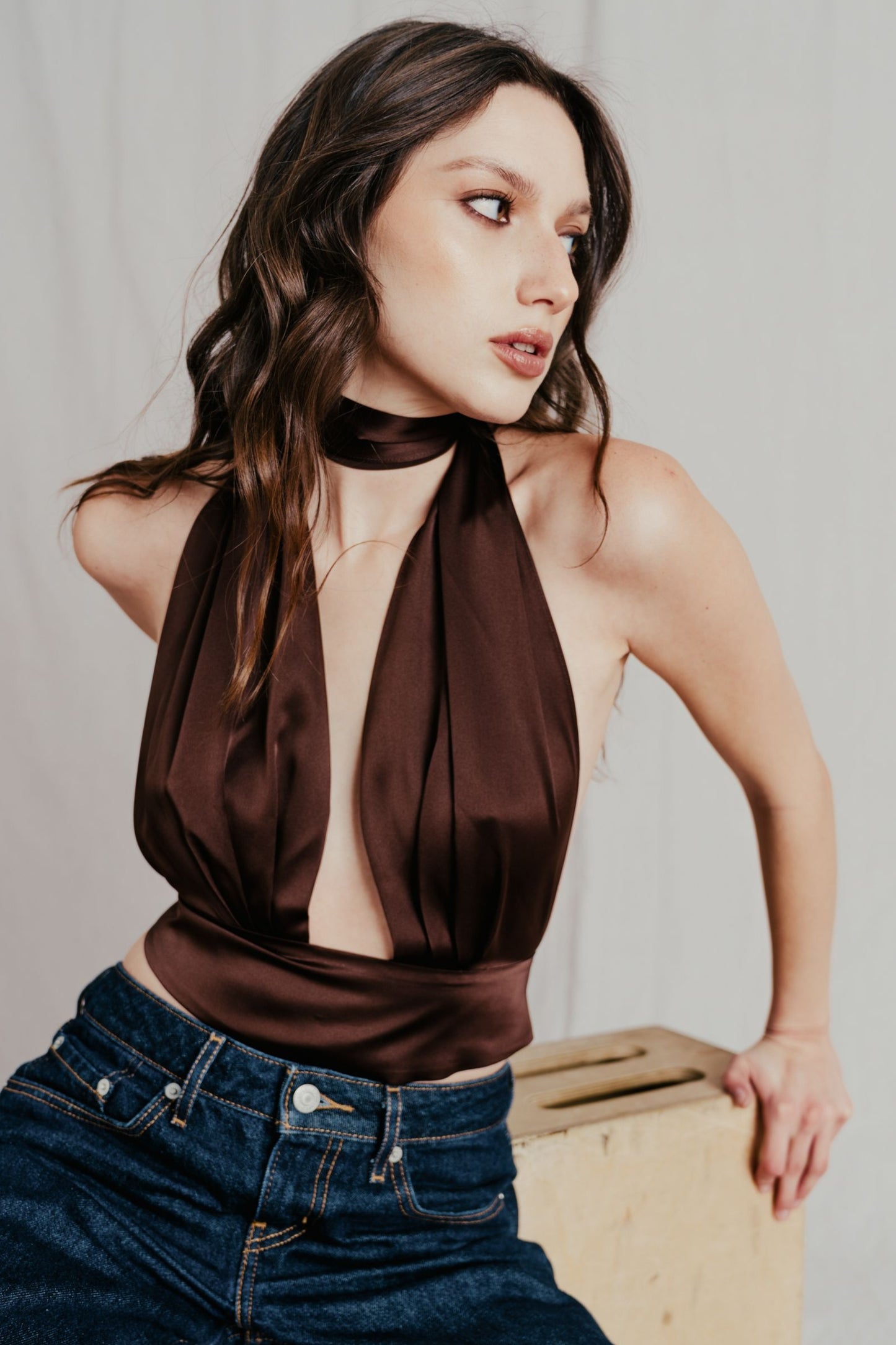 Waverly Top - Brown