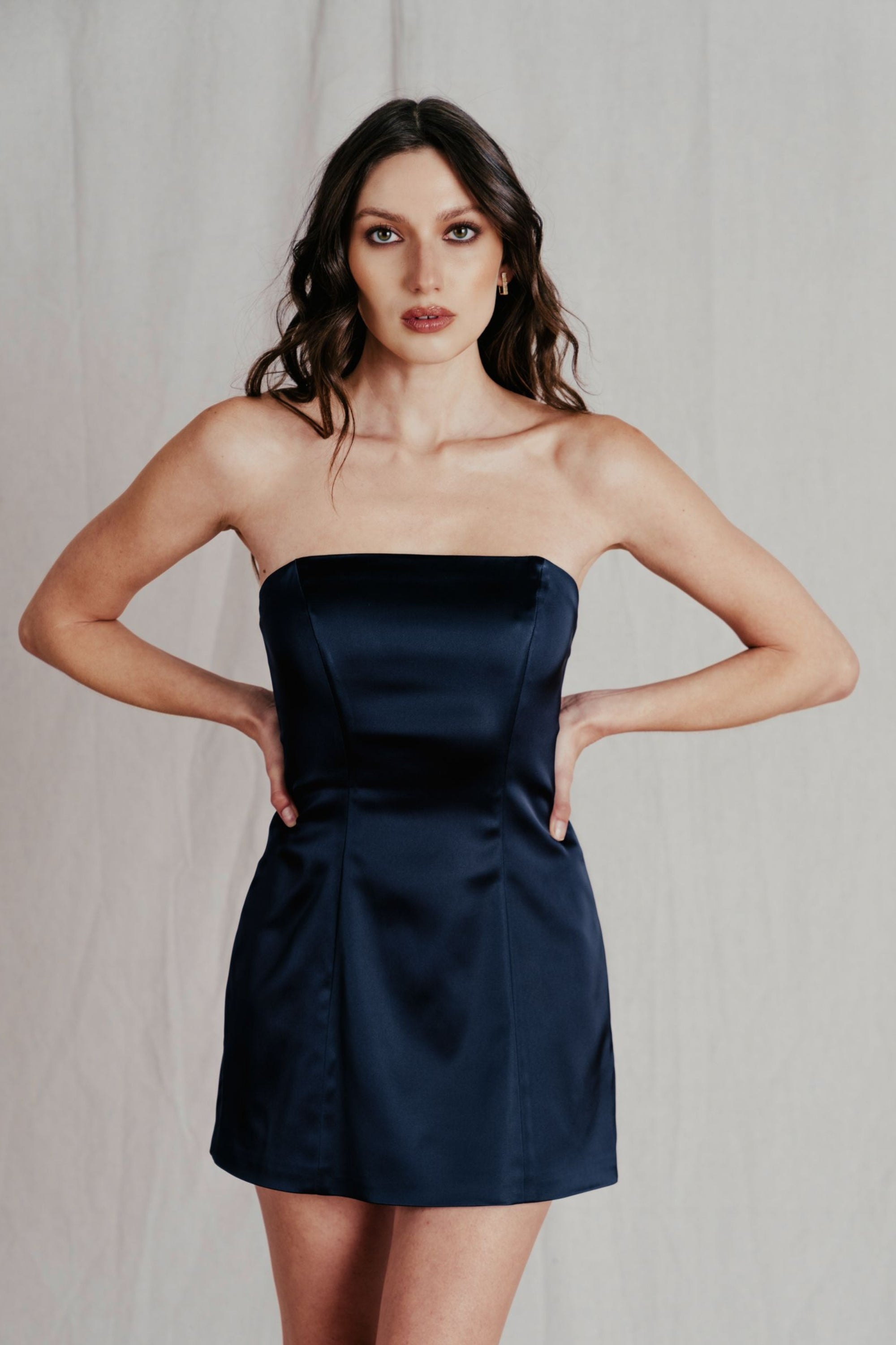 Mila Dress - Navy