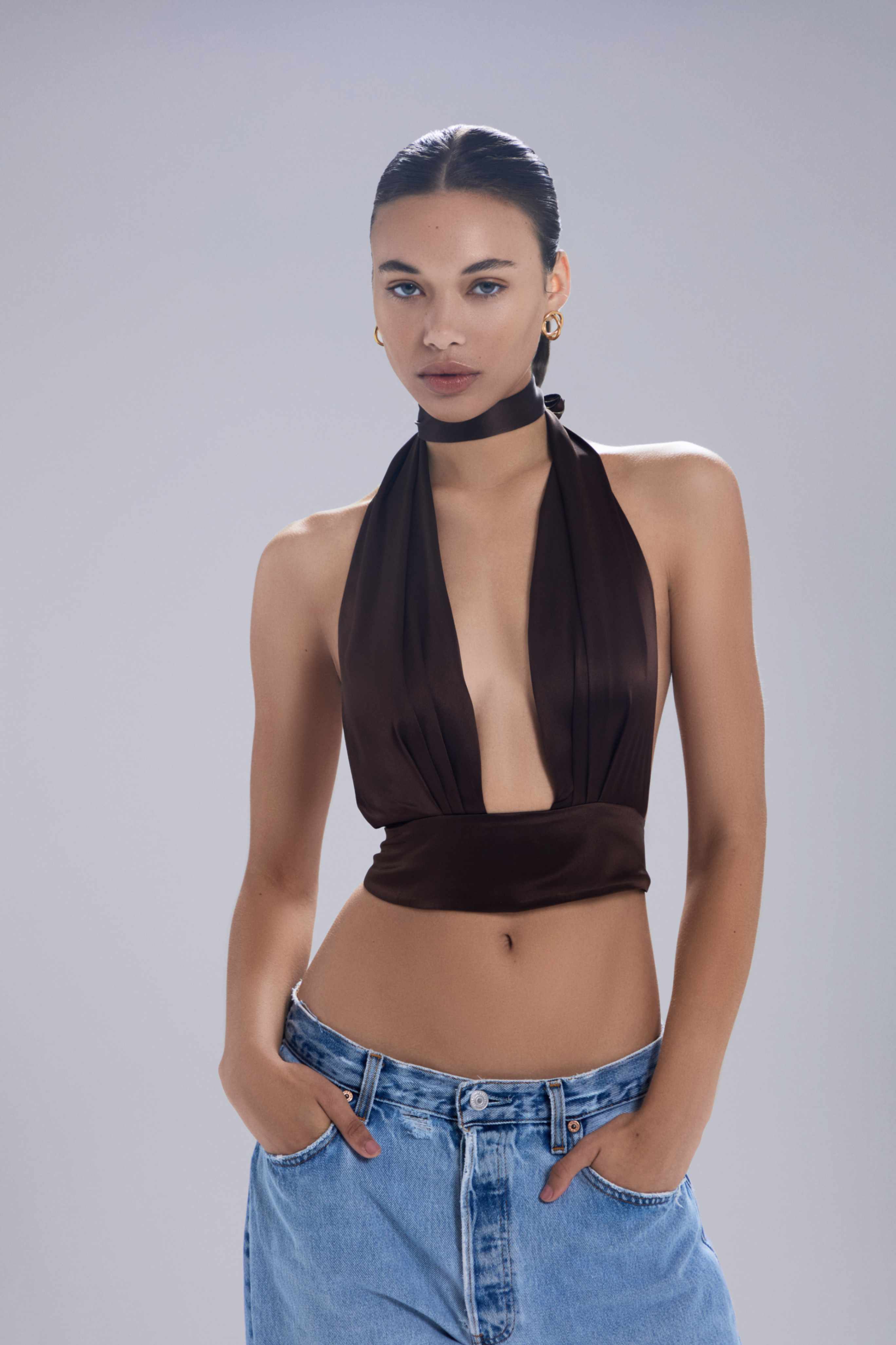 Waverly Top - Brown